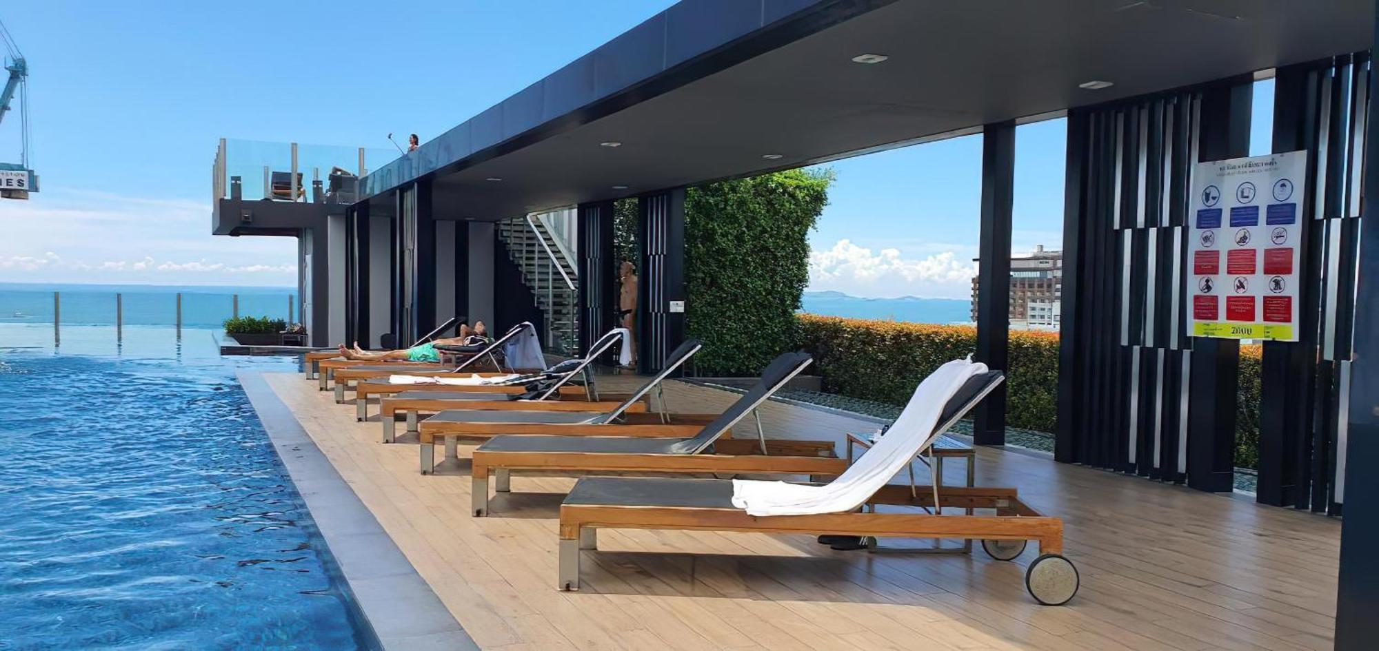 Best Location In Pattaya, Sky Pool & Infinity Edge Exteriör bild