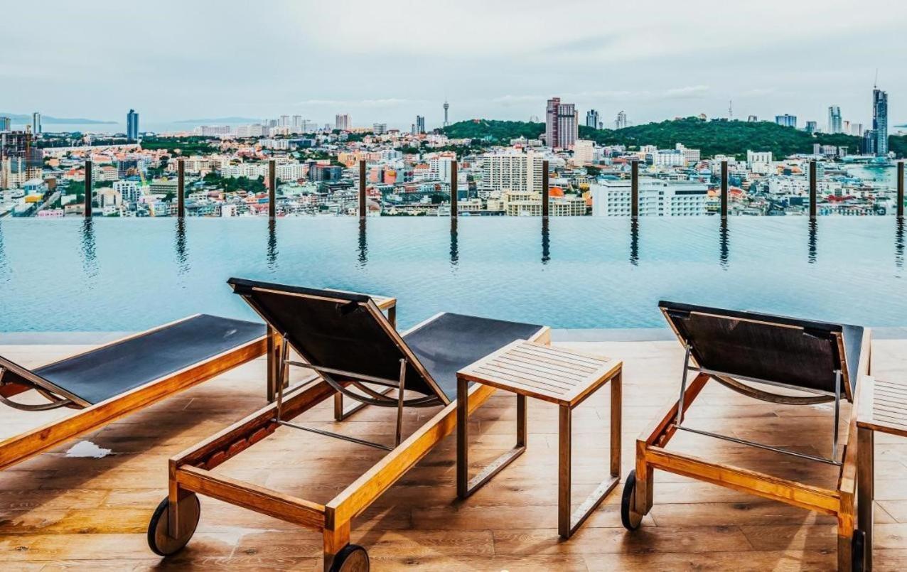 Best Location In Pattaya, Sky Pool & Infinity Edge Exteriör bild