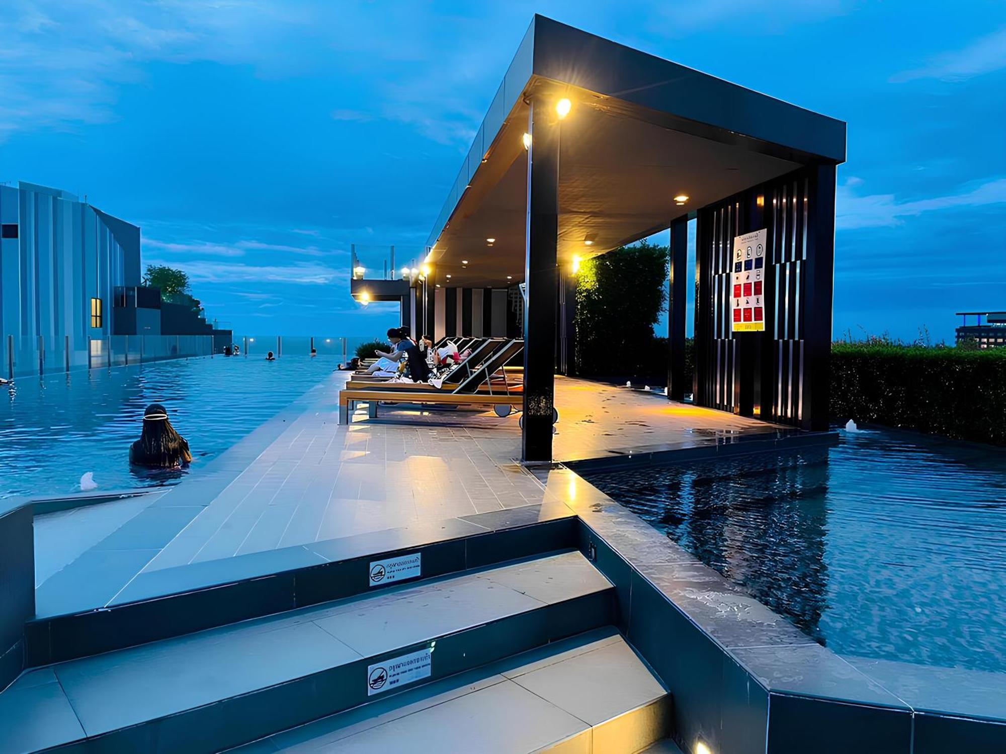Best Location In Pattaya, Sky Pool & Infinity Edge Exteriör bild