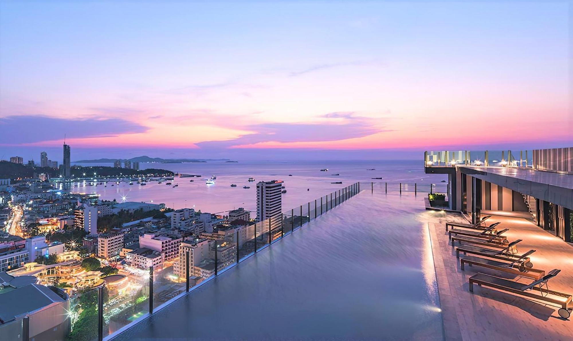 Best Location In Pattaya, Sky Pool & Infinity Edge Exteriör bild